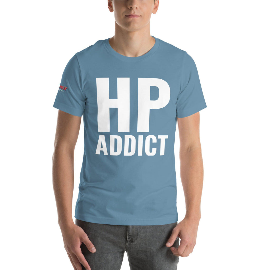 HP Addict Unisex T-Shirt-Grease Monkey Garage