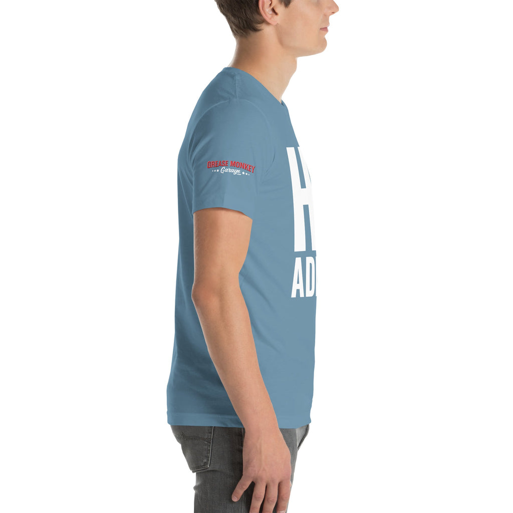 HP Addict Unisex T-Shirt-Grease Monkey Garage