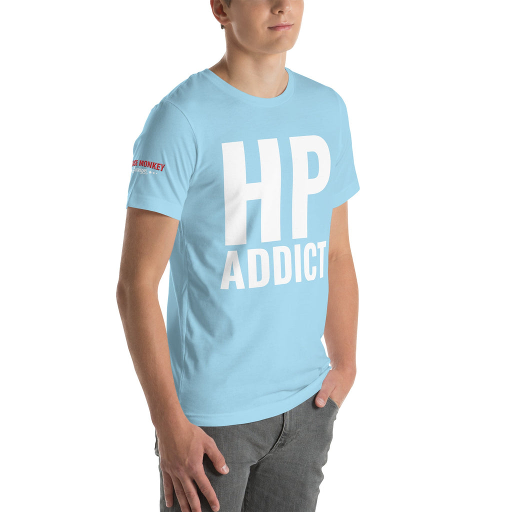 HP Addict Unisex T-Shirt-Grease Monkey Garage