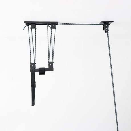 Heavy Duty Bike Hoist | Easy-Lift Overhead Bicycle Storage-Ceiling-Grease Monkey Garage