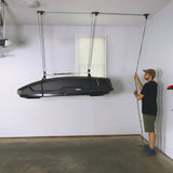 Heavy Duty Cargo Box Hoist Garage Ceiling Storage Hoist | Holds up to 150 lbs | 18' Lift-Ceiling-Grease Monkey Garage