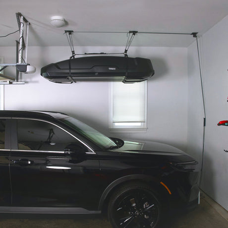 Heavy Duty Cargo Box Hoist Garage Ceiling Storage Hoist | Holds up to 150 lbs | 18' Lift-Ceiling-Grease Monkey Garage