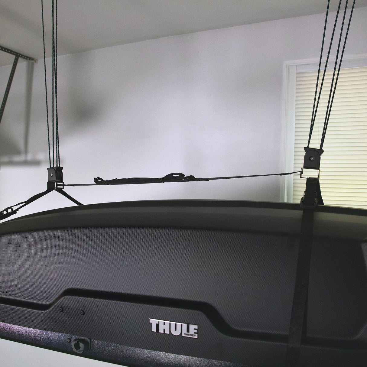 Heavy Duty Cargo Box Hoist Garage Ceiling Storage Hoist | Holds up to 150 lbs-Ceiling-Grease Monkey Garage