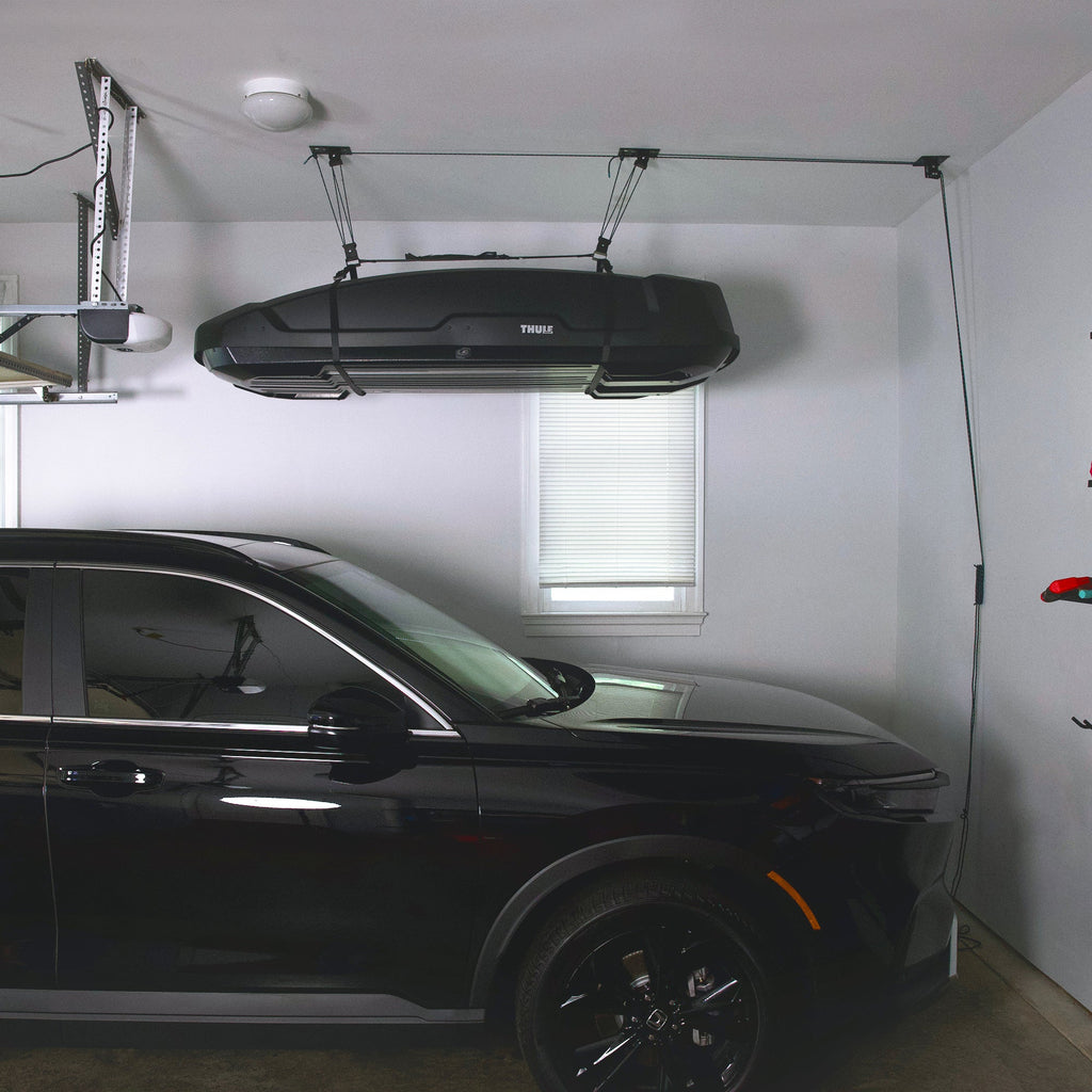 Heavy Duty Cargo Box Hoist Garage Ceiling Storage Hoist | Holds up to 150 lbs-Ceiling-Grease Monkey Garage