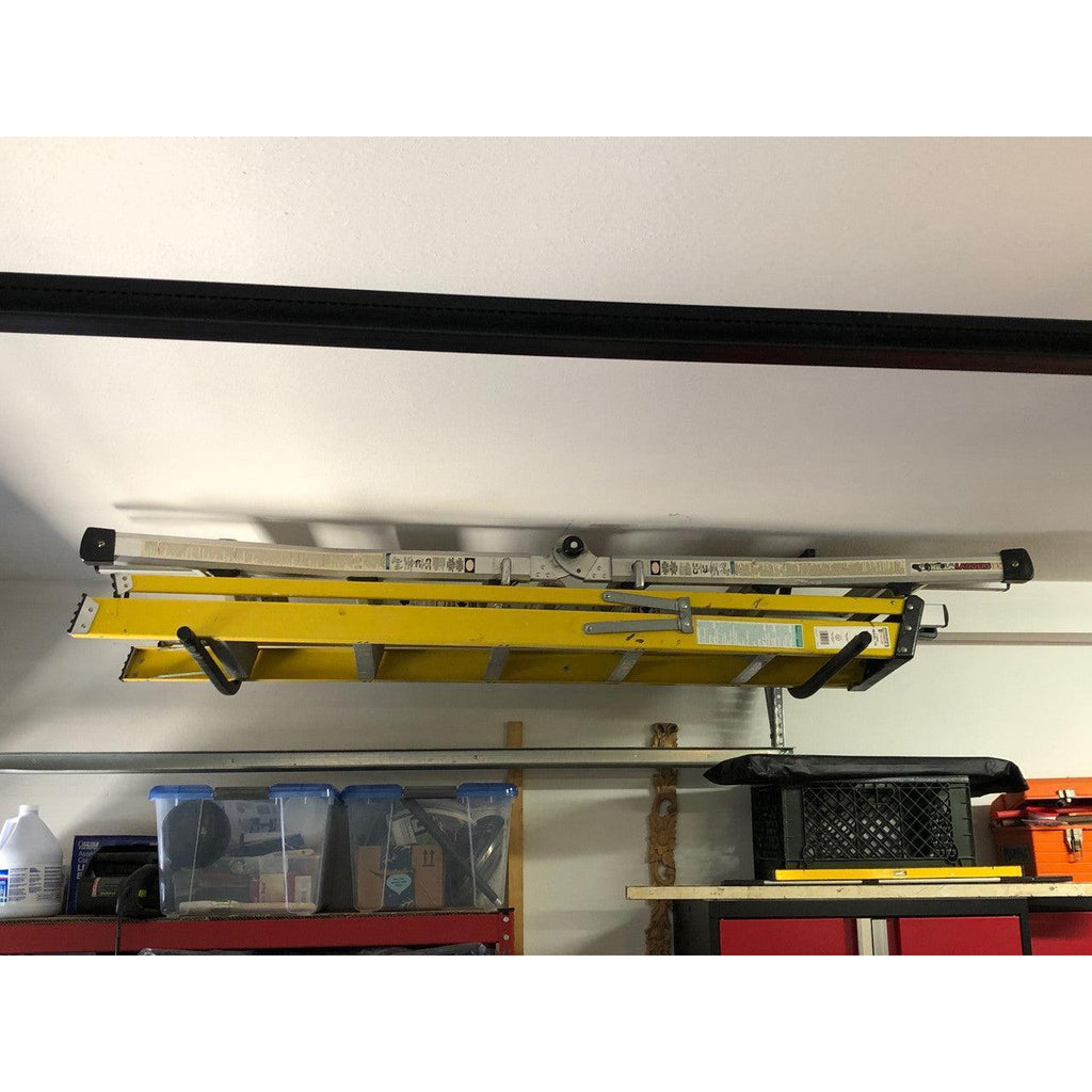 Hi-Port 1 | Ladder Storage Ceiling Rack | Holds 50 lbs-Ceiling-Grease Monkey Garage