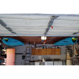 Hi-Port 1 | SUP Storage Ceiling and Wall Hooks | Holds 50 lbs-Wall Mounted-Grease Monkey Garage