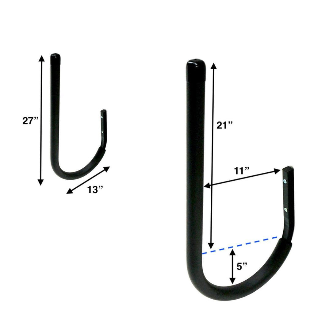 Hi-Port 1 | SUP Storage Ceiling and Wall Hooks | Holds 50 lbs-Wall Mounted-Grease Monkey Garage
