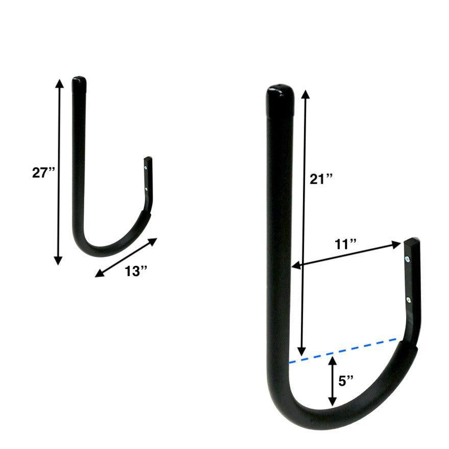 Hi-Port 1 | SUP & Surfboard Storage Ceiling Rack | Holds 50 lbs-Wall Mounted-Grease Monkey Garage