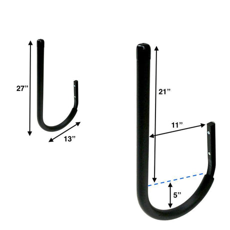 Hi-Port 1 | SUP & Surfboard Storage Ceiling Rack | Holds 50 lbs-Wall Mounted-Grease Monkey Garage