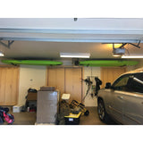Hi-Port 1 | Surfboard Storage Ceiling Rack | Holds 50 lbs-Ceiling-Grease Monkey Garage