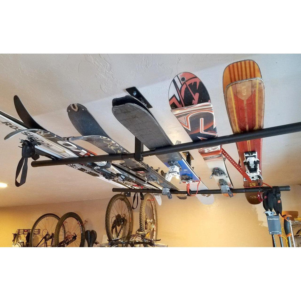 Hi-Port 2 | Adjustable Ceiling Storage Rack | Double | Holds 150 lbs-Ceiling-Grease Monkey Garage