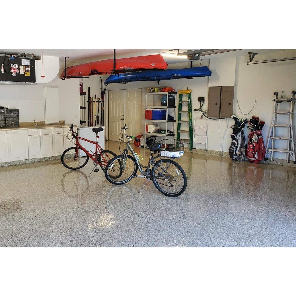 Hi-Port 2 | Kayak Adjustable Ceiling Storage Rack | Double | Holds 150 lbs-Ceiling-Grease Monkey Garage