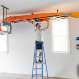 Hi-Port 2 | Kayak Adjustable Ceiling Storage Rack | Single | Holds 75 lbs-Ceiling-Grease Monkey Garage