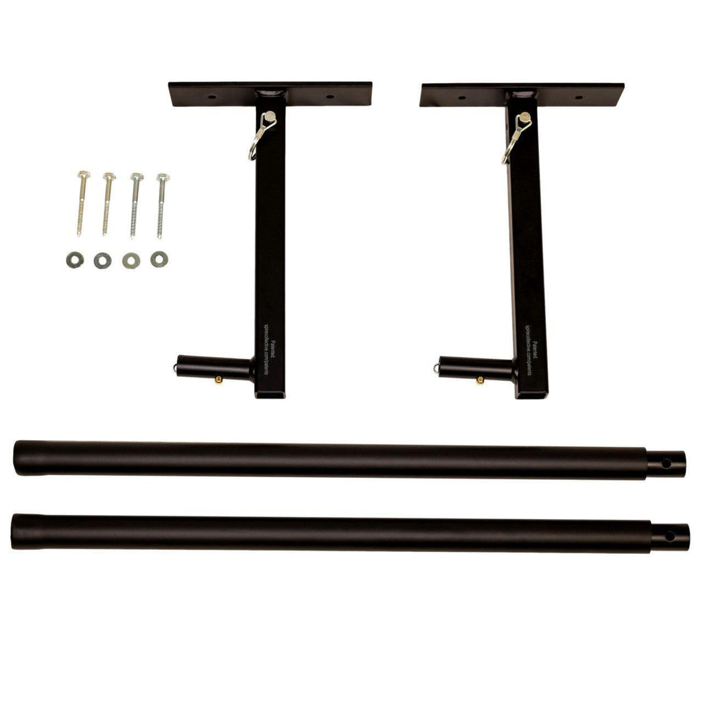 Hi-Port 2 | Ladder Adjustable Ceiling Storage Rack | Single | Holds 75 lbs-Ceiling-Grease Monkey Garage