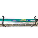 Hi-Port 2 | Ladder Adjustable Ceiling Storage Rack | Single | Holds 75 lbs-Ceiling-Grease Monkey Garage