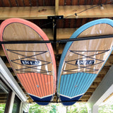 Hi-Port 2 | SUP & Surfboard Adjustable Ceiling Storage Rack | Double | Holds 150 lbs-Ceiling-Grease Monkey Garage