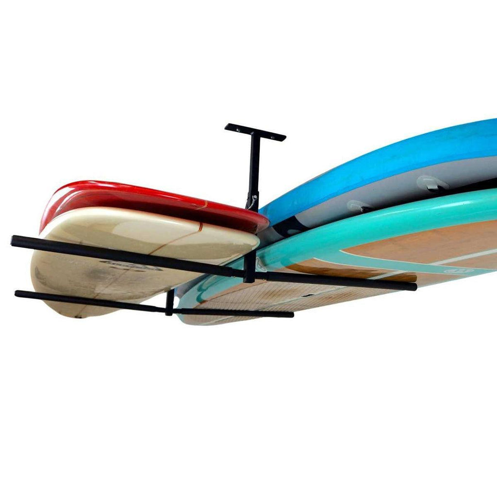 Hi-Port 2 | SUP & Surfboard Adjustable Ceiling Storage Rack | Double | Holds 150 lbs-Ceiling-Grease Monkey Garage
