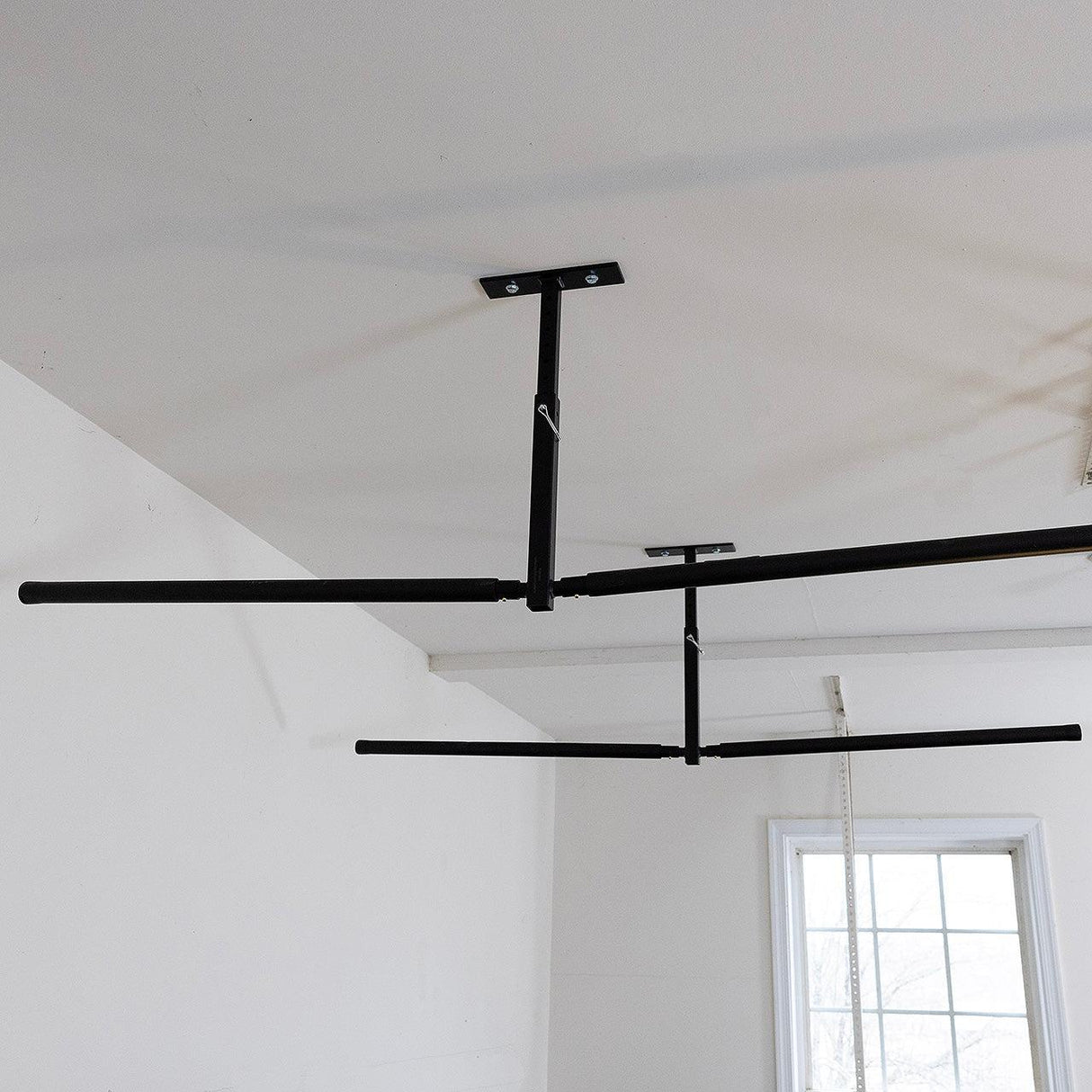Hi-Port 2 | Ski & Snowboard Adjustable Ceiling Storage Rack | Double | Holds 150 lbs-Ceiling-Grease Monkey Garage