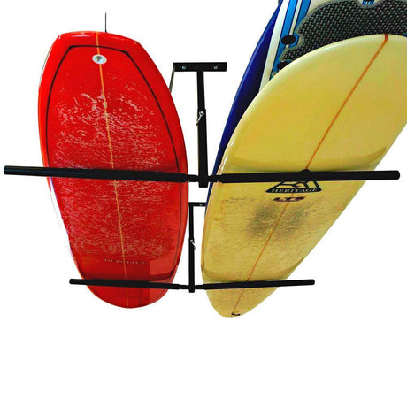 Hi-Port 2 Surfboard Adjustable Ceiling Storage Rack | Double | Holds 150 lbs-Ceiling-Grease Monkey Garage