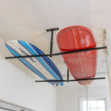 Hi-Port 2 Surfboard Adjustable Ceiling Storage Rack | Double | Holds 150 lbs-Ceiling-Grease Monkey Garage
