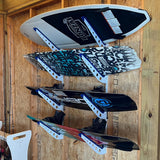 High Rock Wakeboard Storage | Adjustable XSR | 4 Level | White-Wall Mounted-Grease Monkey Garage