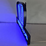 Honda Blue H Logo LED Flex-Neon Sign in Steel Can-Grease Monkey Garage