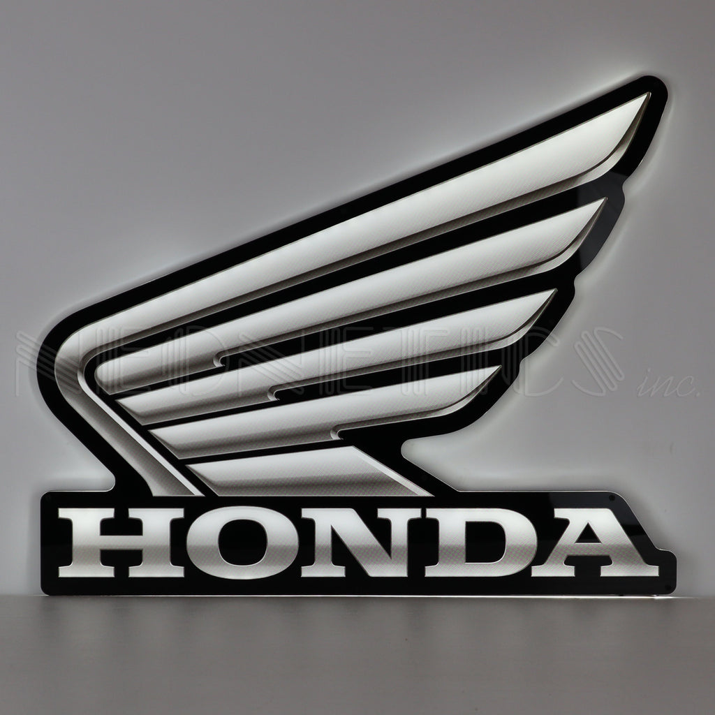 Honda Wing Slim LED Sign-Grease Monkey Garage