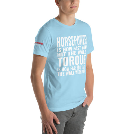 Horsepower and Torque Unisex T-Shirt-Grease Monkey Garage