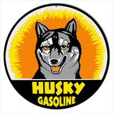 Husky Gasoline Metal Sign-Metal Signs-Grease Monkey Garage