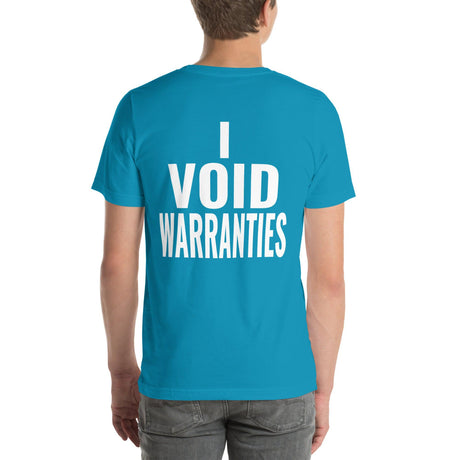 I Void Warranties Unisex T-Shirt-Grease Monkey Garage