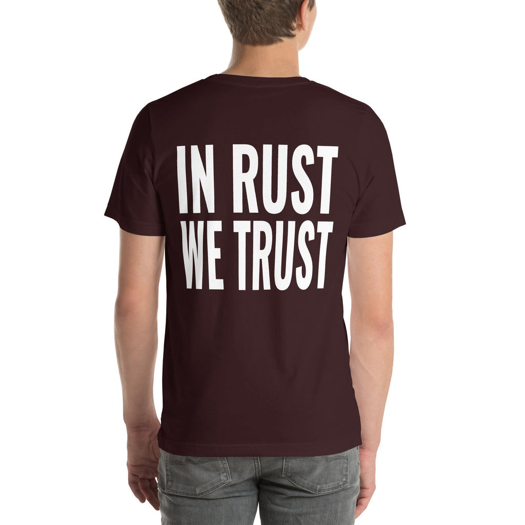 In Rust We Trust Unisex T-Shirt-Grease Monkey Garage