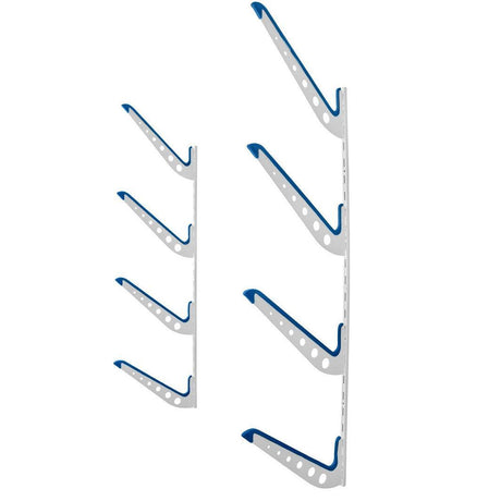 Jay Peak Ski & Snowboard Storage | Adjustable XSR | 4 Levels | White-Wall Mounted-Grease Monkey Garage