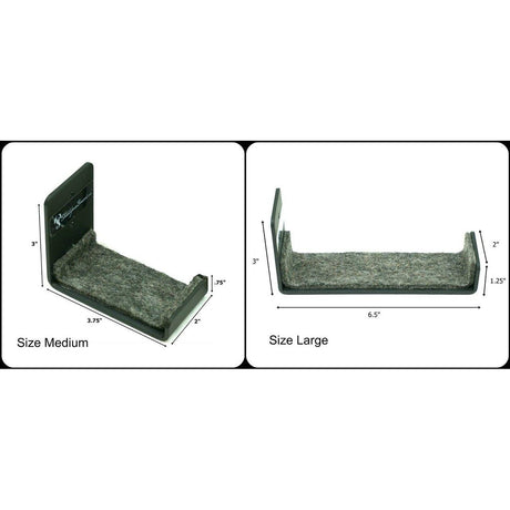 Keystone Minimalist Snowboard Display Rack | Holds 30 lbs | Medium-Wall Mounted-Grease Monkey Garage