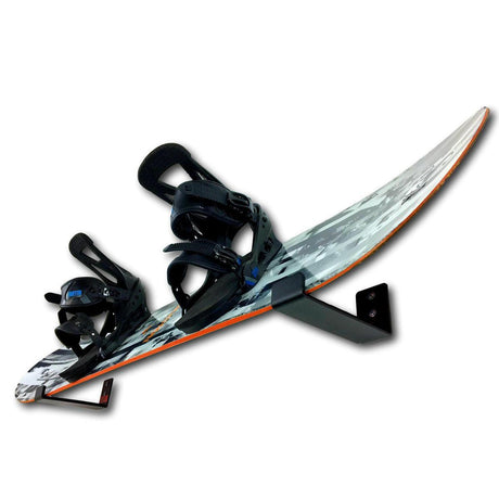 Keystone Minimalist Snowboard Display Rack | Holds 30 lbs | Medium-Wall Mounted-Grease Monkey Garage