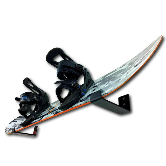 Keystone Minimalist Snowboard Display Rack | Holds 30 lbs | Medium-Wall Mounted-Grease Monkey Garage