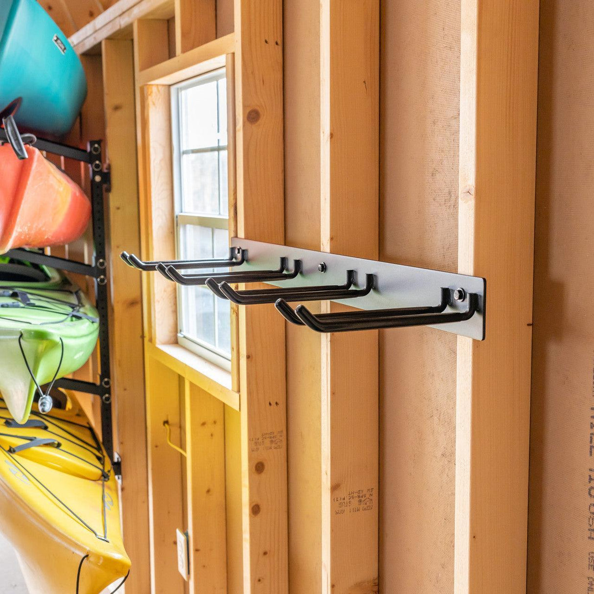 Laurel Lake Paddle Storage Rack | Holds 16 Paddles-Wall Mounted-Grease Monkey Garage