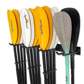 Laurel Lake Paddle Storage Rack | Holds 16 Paddles-Wall Mounted-Grease Monkey Garage