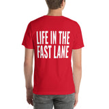 Life in the Fast Lane Unisex T-Shirt-Grease Monkey Garage