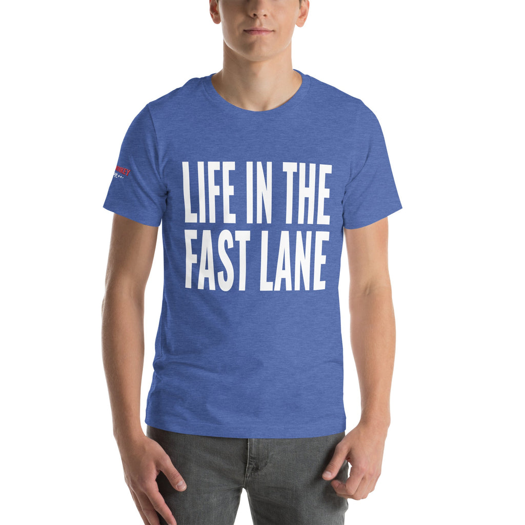 Life in the Fast Lane Unisex T-Shirt-Grease Monkey Garage