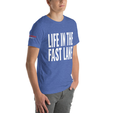 Life in the Fast Lane Unisex T-Shirt-Grease Monkey Garage