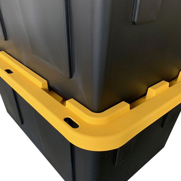 Lockable Storage Bin - 27 Gallon - Set of 5-Grease Monkey Garage