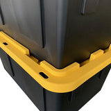 Lockable Storage Bin - 27 Gallon - Set of 5-Grease Monkey Garage