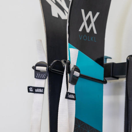 Lone Peak Ski Rack | Adjustable Wall Storage System | Holds 5 Pairs of Skis-Wall Mounted-Grease Monkey Garage