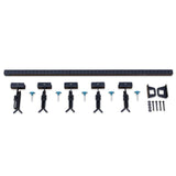 Lone Peak Ski Rack | Adjustable Wall Storage System | Holds 5 Pairs of Skis-Wall Mounted-Grease Monkey Garage