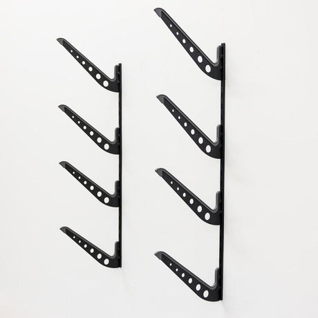 Outerbanks Surfboard Storage | Adjustable XSR | 4 Level | Black-Wall Mounted-Grease Monkey Garage