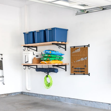 Pivot Panel Tool Organizer | Harvest Tan-Wall Mounted-Grease Monkey Garage