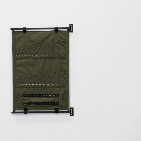 Pivot Panel Tool Organizer | High Pine Green-Wall Mounted-Grease Monkey Garage