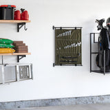 Pivot Panel Tool Organizer | High Pine Green-Wall Mounted-Grease Monkey Garage