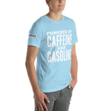 Powered By Caffeine and Gasoline Unisex T-Shirt-Grease Monkey Garage
