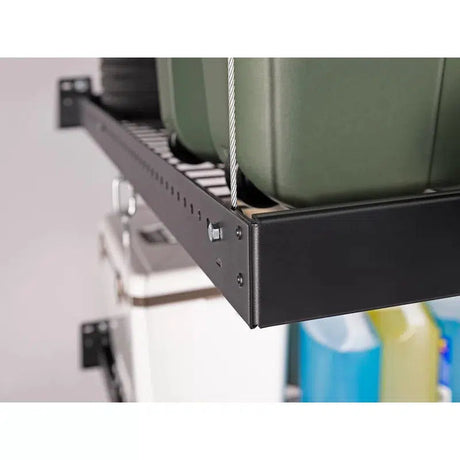 Pro Series 4 ft. x 8 ft. Wall Mounted Steel Shelf in Black (Set of 2)-Grease Monkey Garage